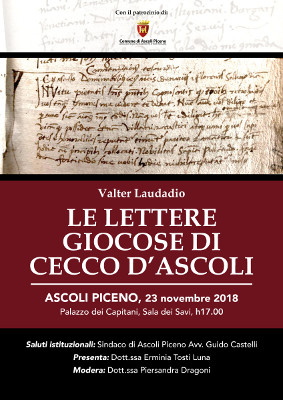 Le lettere giocose di Cecco d'Ascoli