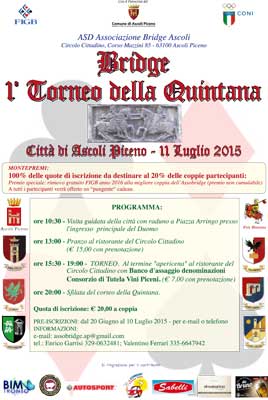 Bridge - 1° Torneo della Quintana