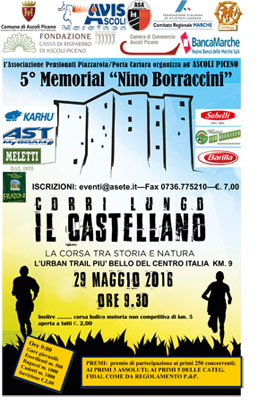 Corri lungo il Castellano