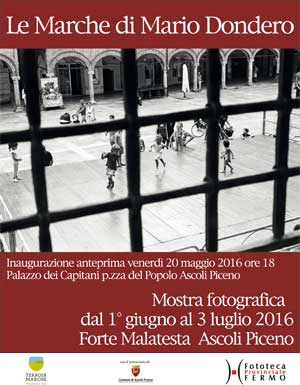 Inaugurazione anteprima Mostra fotografica "Le Marche" di Mario Dondero
