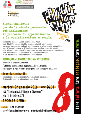 Seminario Alunni delicati - Ascoli Piceno