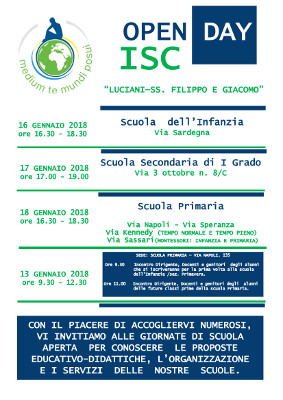 Open day ISC Luciani - Ss. Filippo e Giacomo