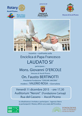 Locandina programma LAUDATO SI'