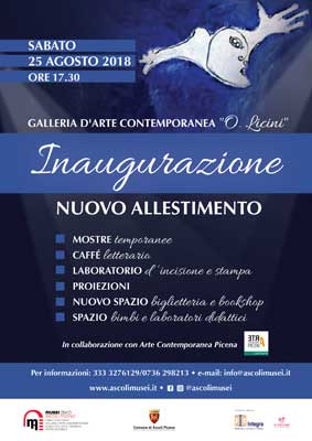 Inaugurazione nuovo allestimento Galleria d'Arte Contemporanea "O. Licini"