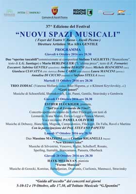Festival " Nuovi Spazi Musicali"