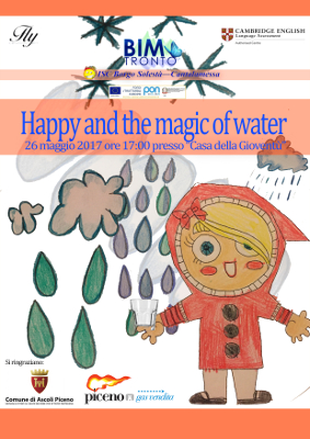 Happy the magic of water