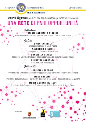 Locandina Una rete di Pari Opportunità