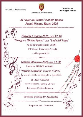 Omaggio a Michael Nyman con “Lezioni di Piano” 
