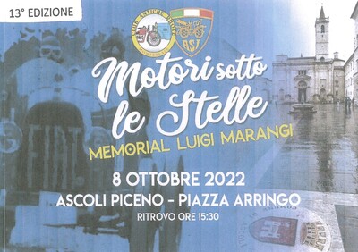Motori sotto le stelle - Memorial Luigi Marangi
