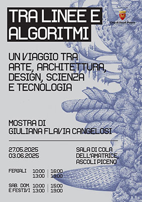 Tra linee e algoritmi - Mostra di Giuliana Flavia Cangelosi