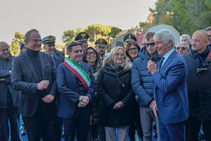  Inaugurata la nuova pista di atletica leggera alla presenza del Ministro dello Sport Andrea Abodi