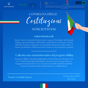 Consegna delle Costituzioni ai diciottenni