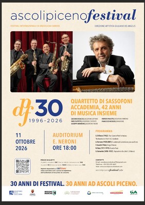 Ascoli Piceno Festival - Trenta - Edizione 2026 - 11 ottobre 