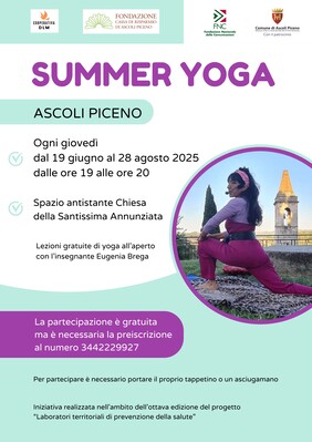 Summer yoga