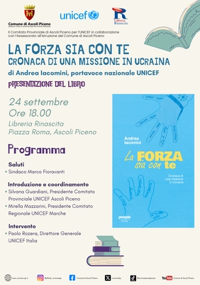 Presentazione del libro "La forza sia con te - Cronaca di una missione in Ucraina" di Andrea Iacomini