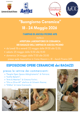 "Buongiorno Ceramica" - Laboratorio dei ragazzi dell'Anffas
