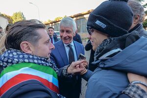  Inaugurata la nuova pista di atletica leggera alla presenza del Ministro dello Sport Andrea Abodi