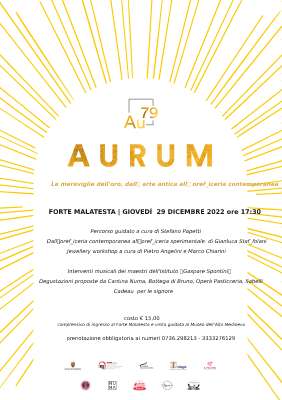 Aurum - Le Meraviglie dell’oro, dall’arte antica all’oreficeria contemporanea