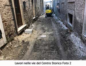 Lavori nelle vie del Centro Storico Foto 2