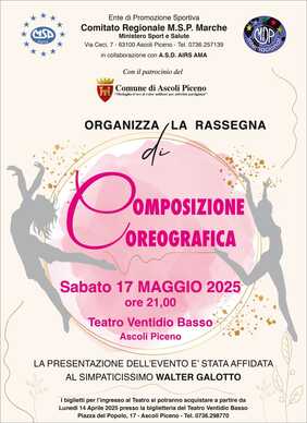 Rassegna di composizione coreografica - Sabato 10 maggio 2025