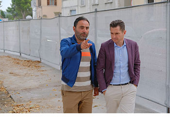 Parco "Baden Powell" - Il Sindaco Fioravanti e l'Assessore Cardinelli