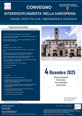 Interdisciplinarietà nella sarcopenia