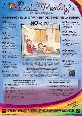 5° Giornata della meraviglia per i bimbi della guerra