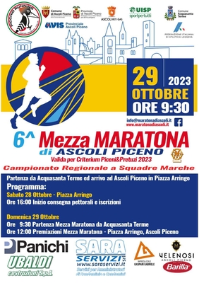 6^ Mezza maratona di Ascoli Piceno