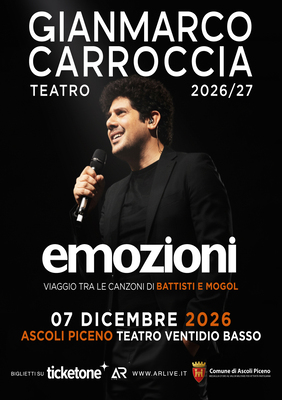 Gianmarco Carroccia - Emozioni, viaggio tra le canzoni di Battisti e Mogol