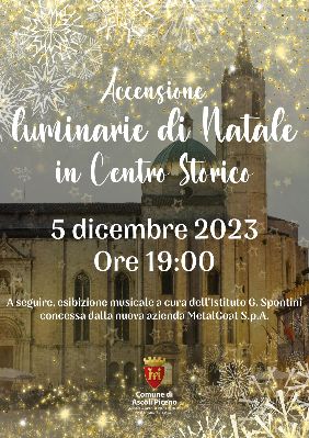 Accensione luminarie di Natale in centro storico
