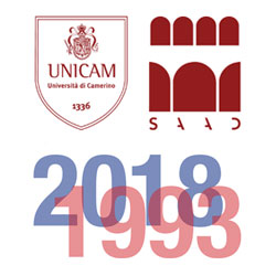 Loghi Unicam e SAAD, 1993-2018