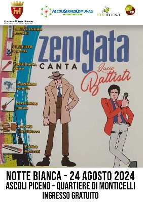 Zenigata canta Lucio Battisti - Notte Bianca Monticellli