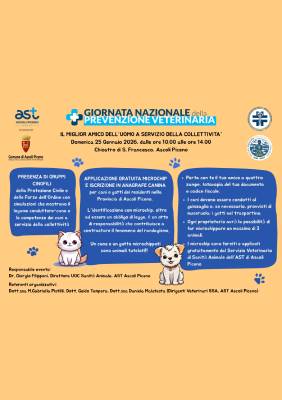 Giornata Nazionale della Prevenzione Veterinaria