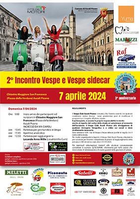 2°Incontro Vespe e Vespe sidecar