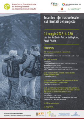 Incontro informativo sui risultati del progetto Marche_Active@Net