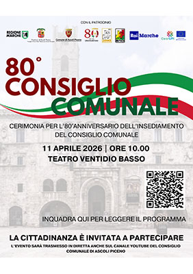 Celebrazione dell’80° Anniversario dell’insediamento del Consiglio Comunale