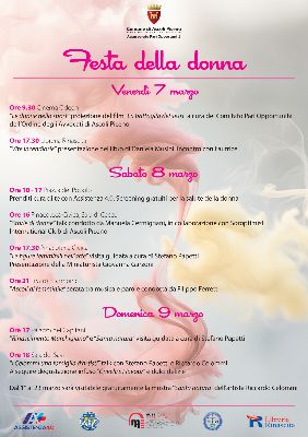 Eventi dal 7 al 9 marzo