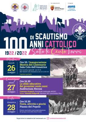 100 anni di scautismo cattolico sotto le Cento Torri