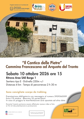Il Cantico delle Pietre - Cammino Francescano ad Arquata del Tronto 