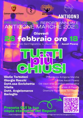Tutti più chiusi - Presentazione report annuale Antigone Marche 2025