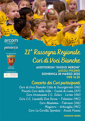 21^ Rassegna regionale cori di voci bianche