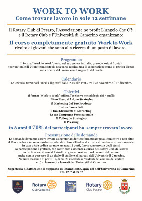 Work to Work - Come trovare lavoro in sole 12 settimane
