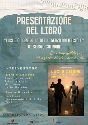 Lunedi 11 agosto - Presentazione del libro "Luci e ombre dell'intelligenza artificiale" di Sergio Cutrona