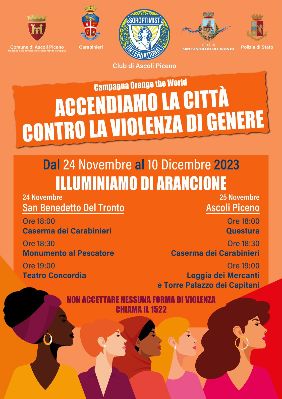 Accendiamo la città contro la violenza di genere