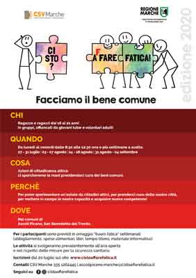 Progetto "Ci sto? Affare fatica!"