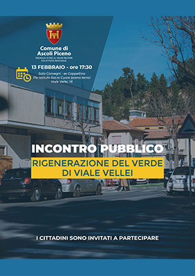 Incontro pubblico: Rigenerazione verde di Viale Vellei