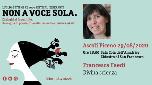 Non a voce sola.
