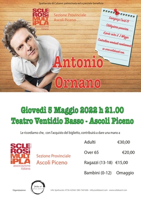 Serata Solidale Aism Ascoli Piceno -  Antonio Ornano