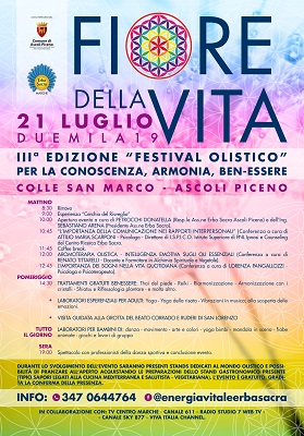 IIIª edizione "Festival olistico" per la conoscenza, armonia, ben-essere