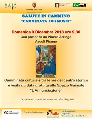 Salute in cammino "Camminata dei musei"